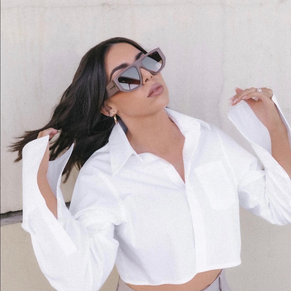 Dezi Backtrack sunglasses in Stone - Picture 2 of 6